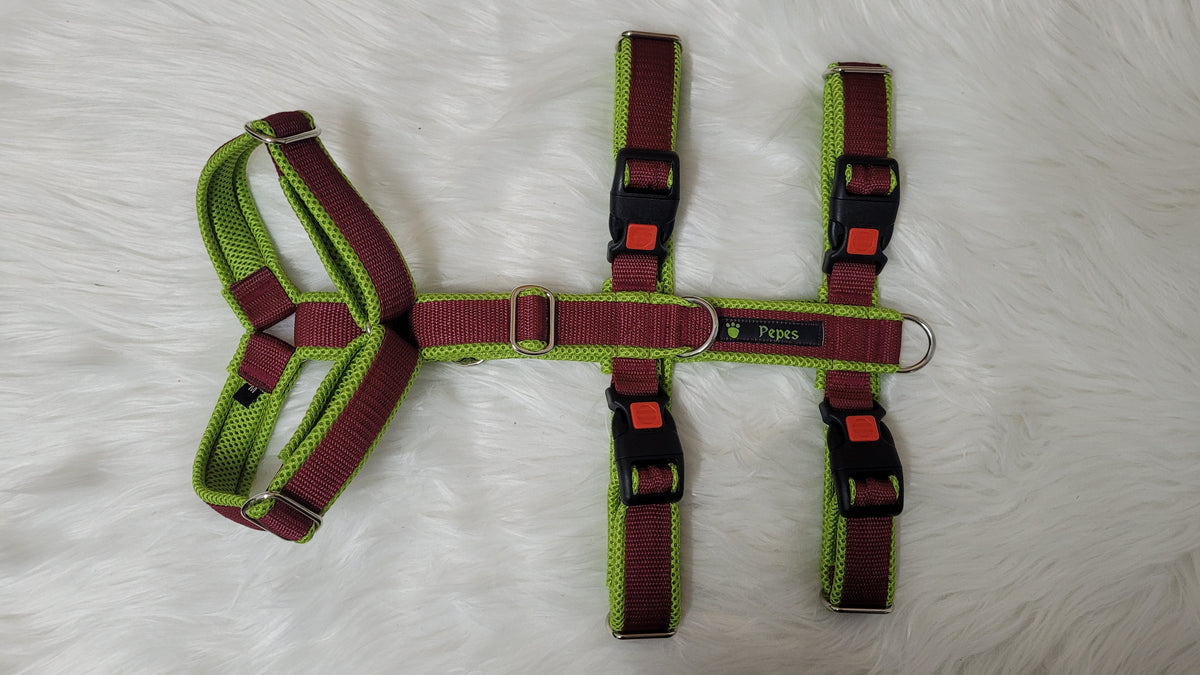 Sicherheitsgeschirr Gr. M (aus 25 mm breitem Gurtband) mit Metall Schiebern