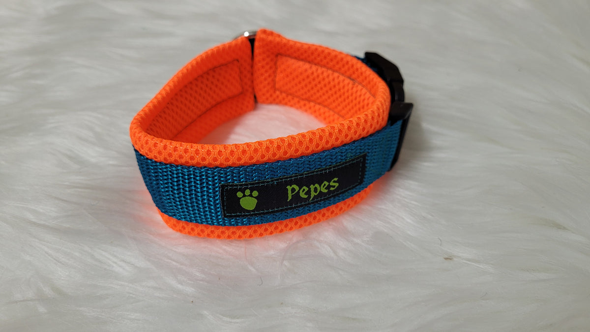 Halsband mit Zugentlastung, weich gepolstert, Gr.M