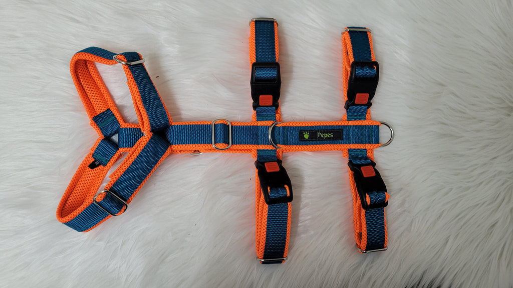 Sicherheitsgeschirr Gr. M (aus 25 mm breitem Gurtband) mit Acetal Schiebern