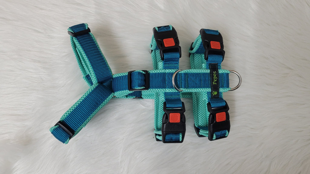 Sicherheitsgeschirr Gr. M (aus 25 mm breitem Gurtband) mit Acetal Schiebern