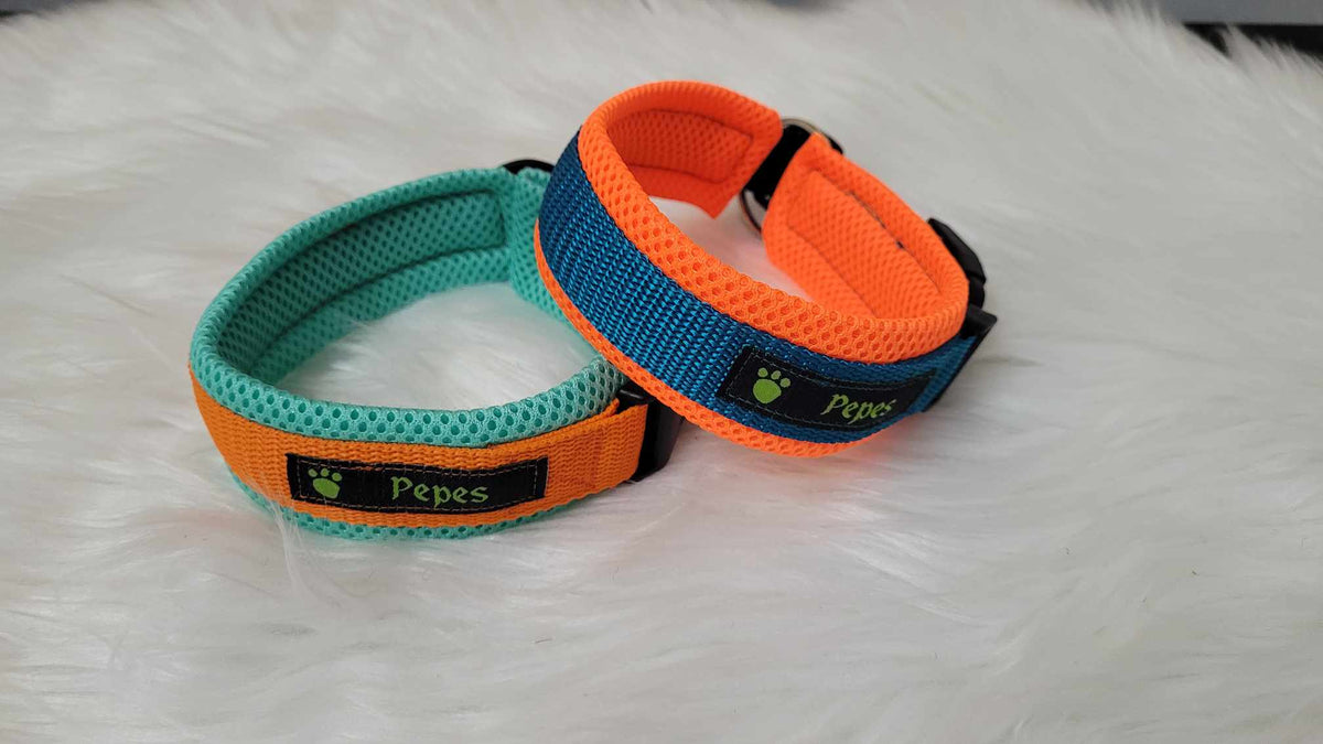Halsband mit Zugentlastung, weich gepolstert, Gr.M